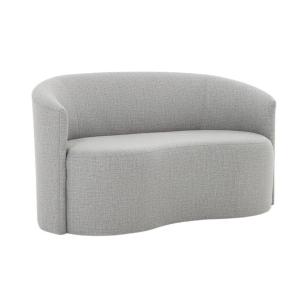 SOFA CURVO EN LINO GRIS CLARO-2