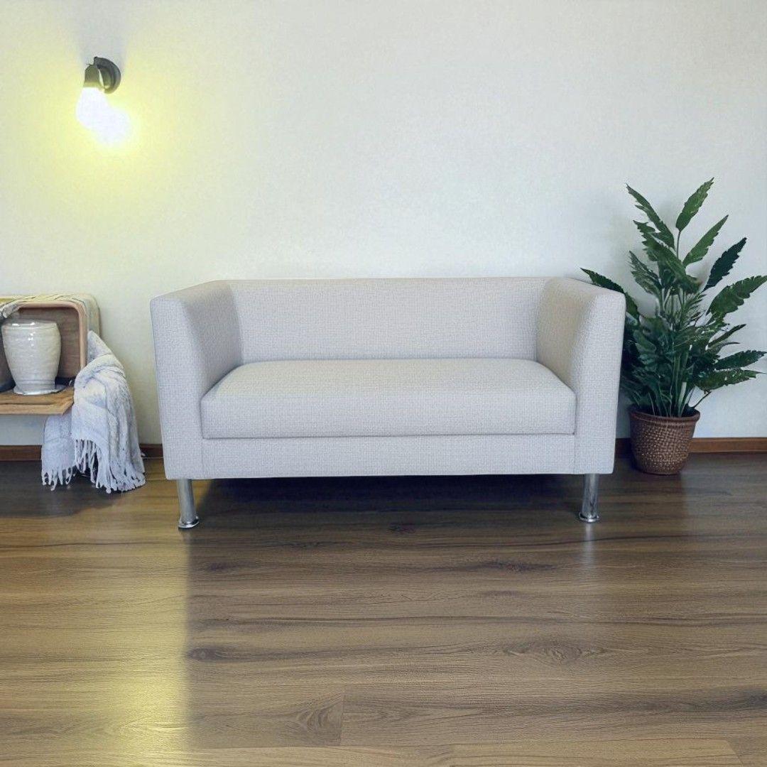 SOFA CARIBE DOS CUERPOS EN LINO GRIS CLARO-3