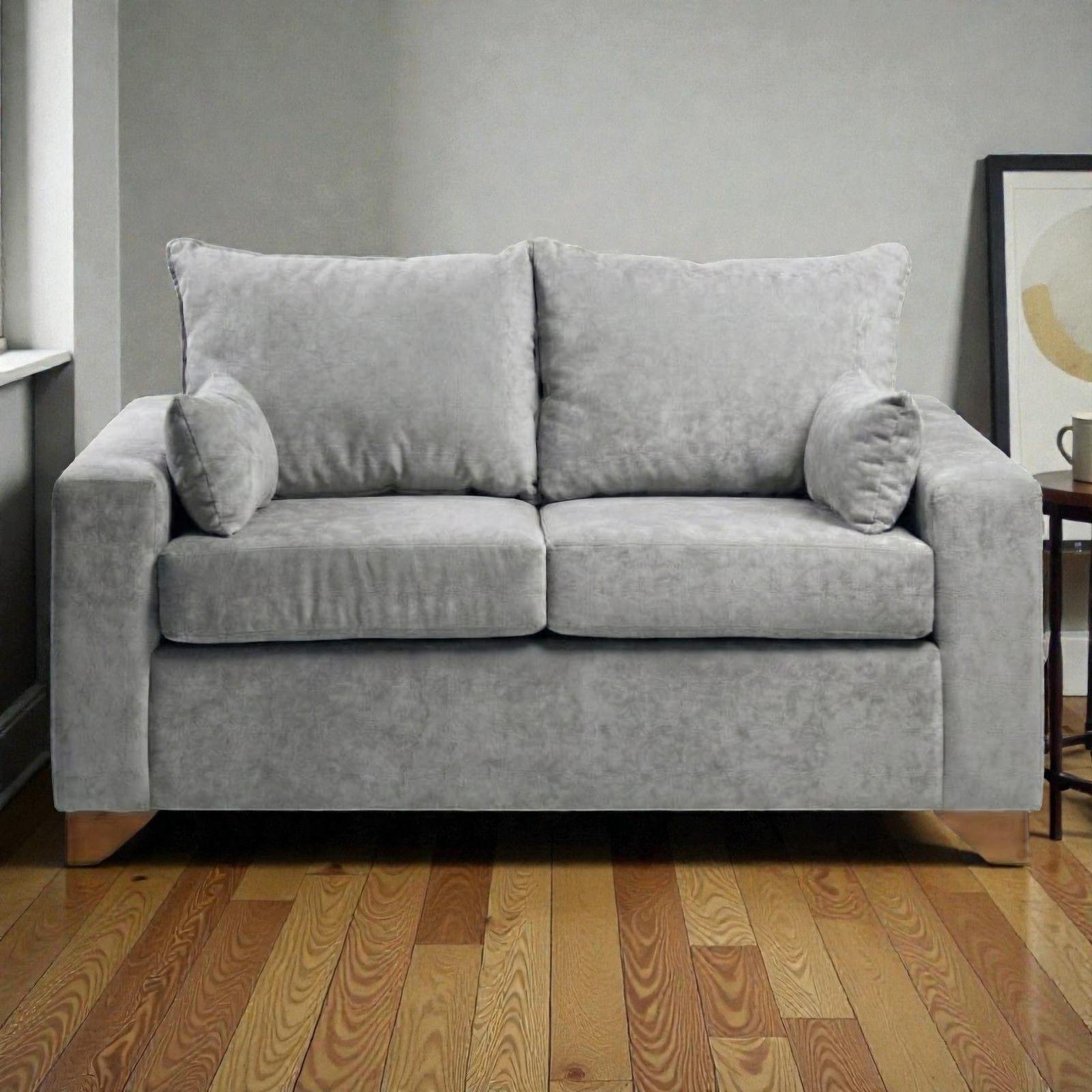 SOFA STEFANNY EN FELPA GRIS CLARO-2