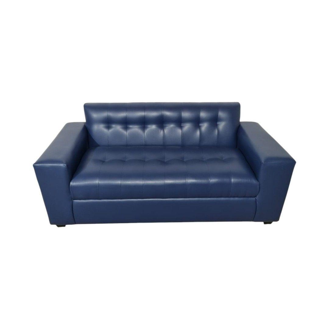SOFA DOS CUERPOS ECOCUERO AZUL-3