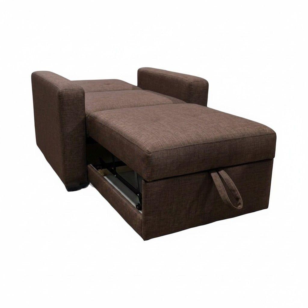 SOFA CAMA MILÁN UN CUERPO EN LINO CHOCOLATE-4