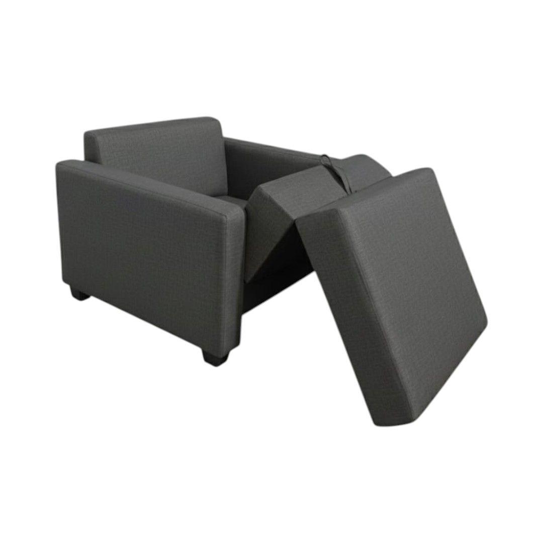 SOFA CAMA MULTIFUNCIONAL UN CUERPO LINO GRIS OSCURO-2