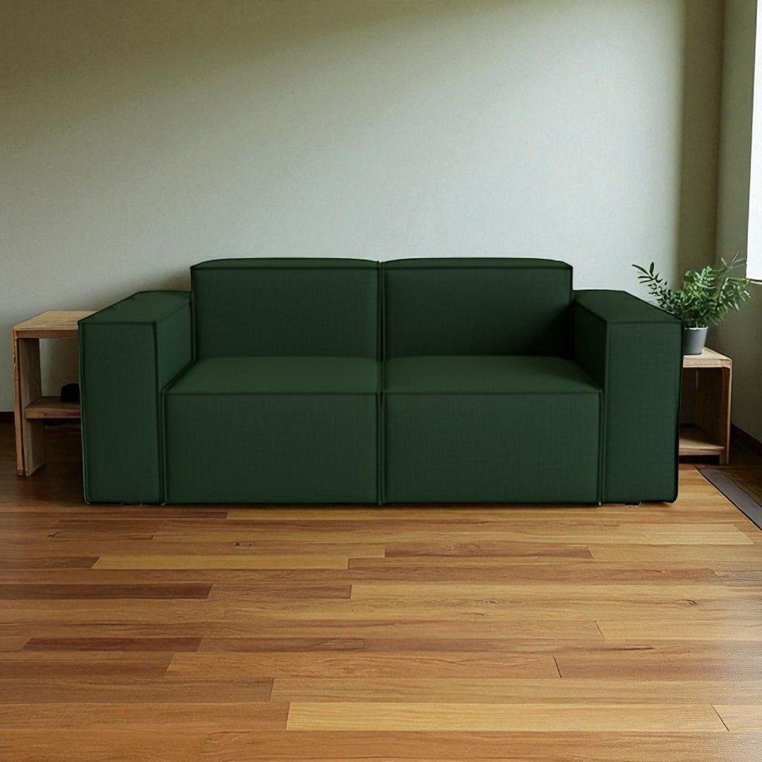 SOFA AURA DOS CUERPOS LINO VERDE-3