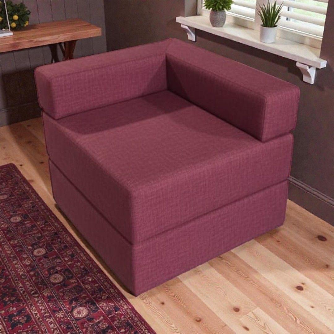 SOFA CAMA ARKOS EN LINO ROJO-3