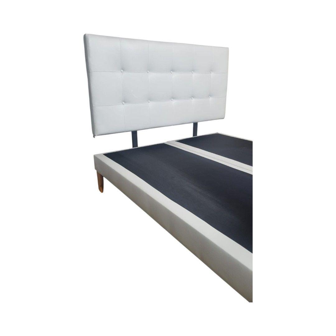 CAMA KING ECOCUERO BLANCO-1