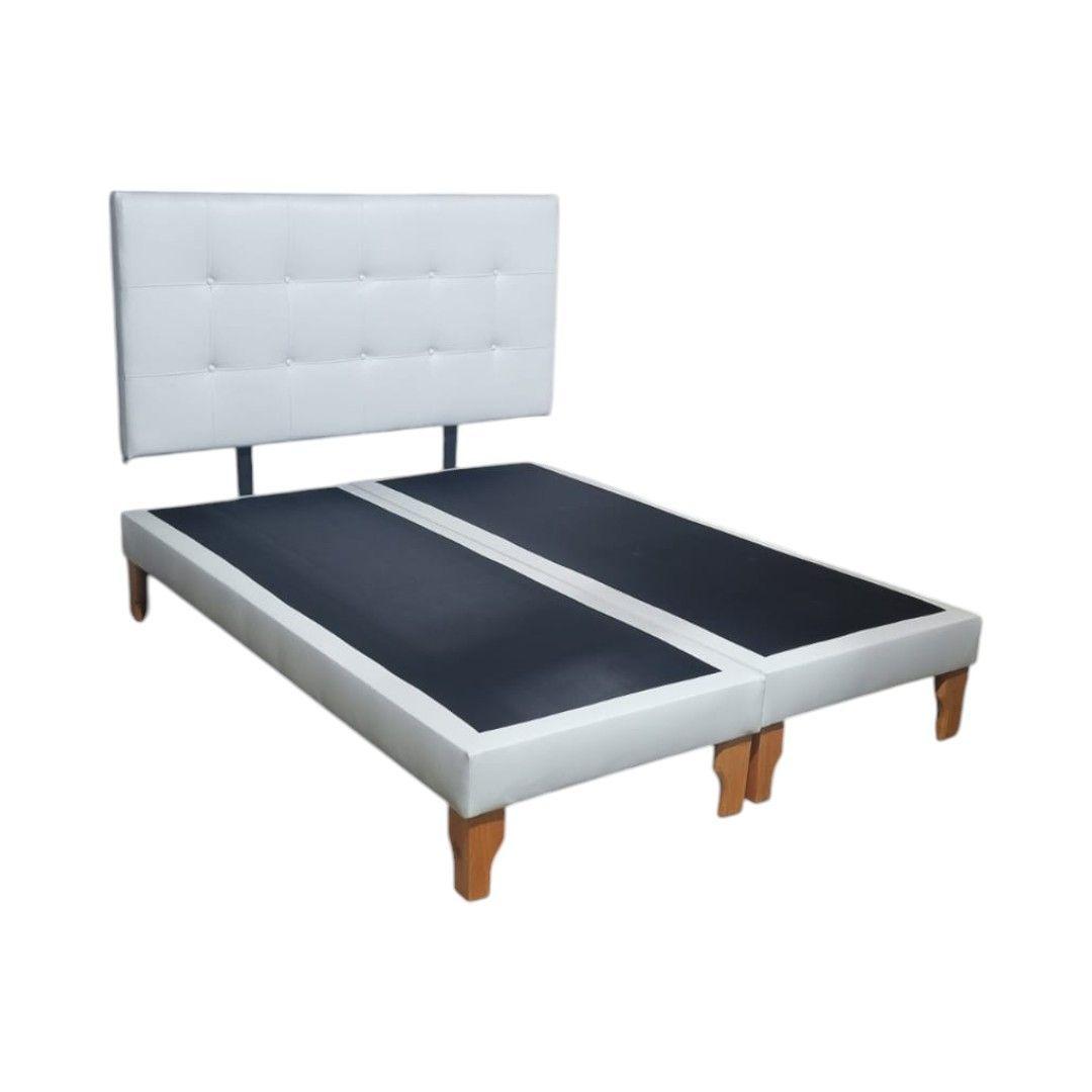CAMA KING ECOCUERO BLANCO-2