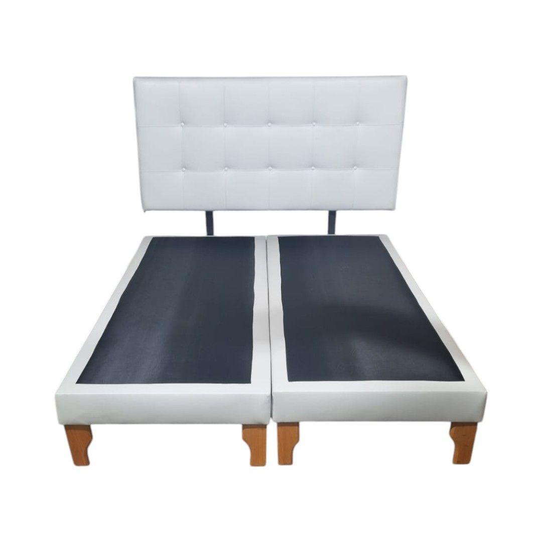 CAMA KING ECOCUERO BLANCO-3