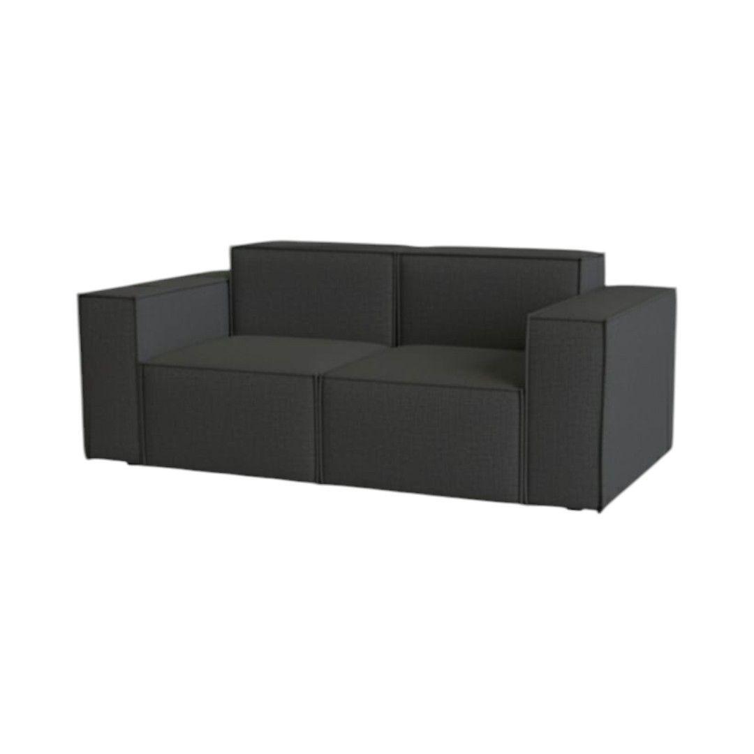 SOFA AURA TRES CUERPOS LINO GRIS OSCURO-2