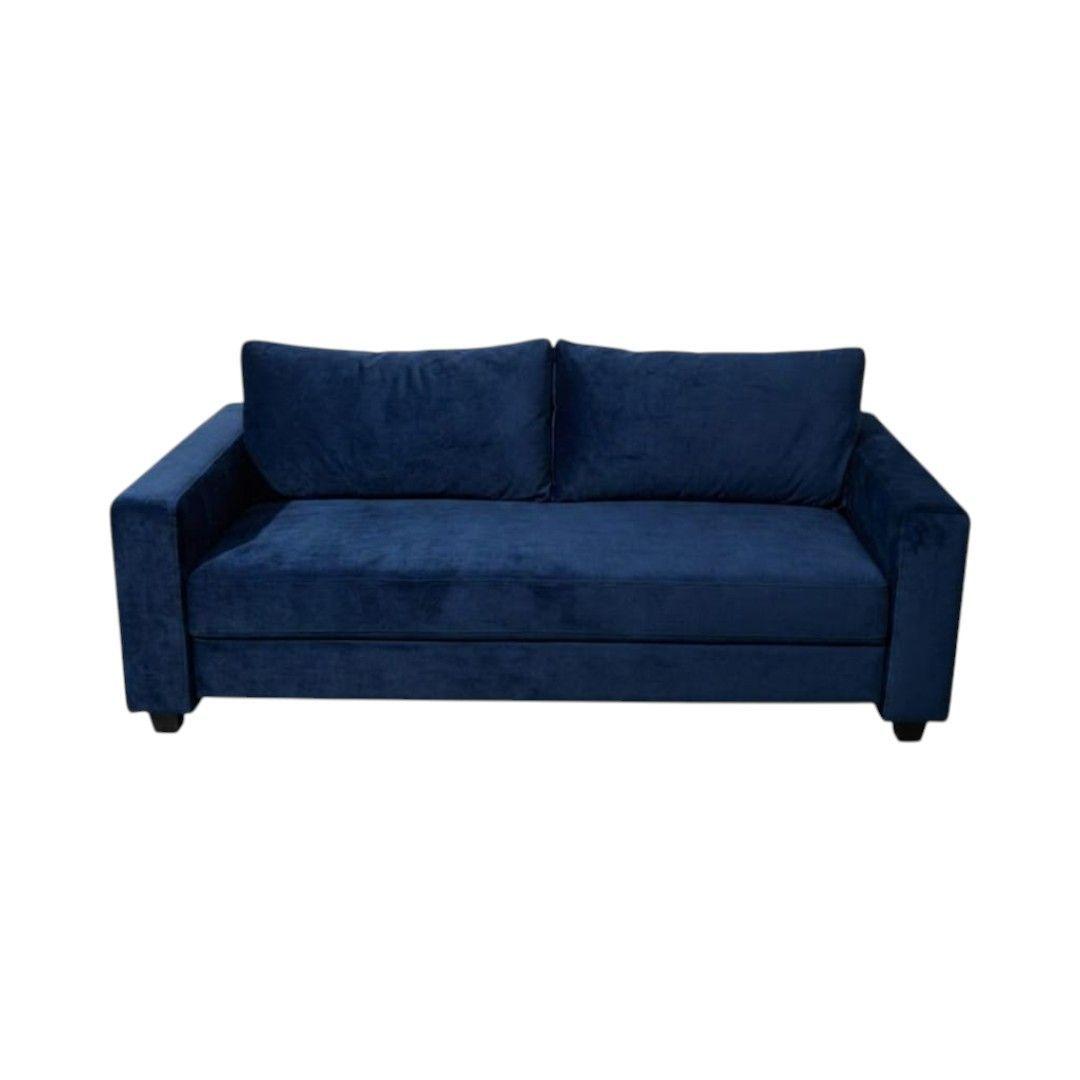 SOFA CAMA MULTIFUNCIONAL FELPA AZUL MARINO-0
