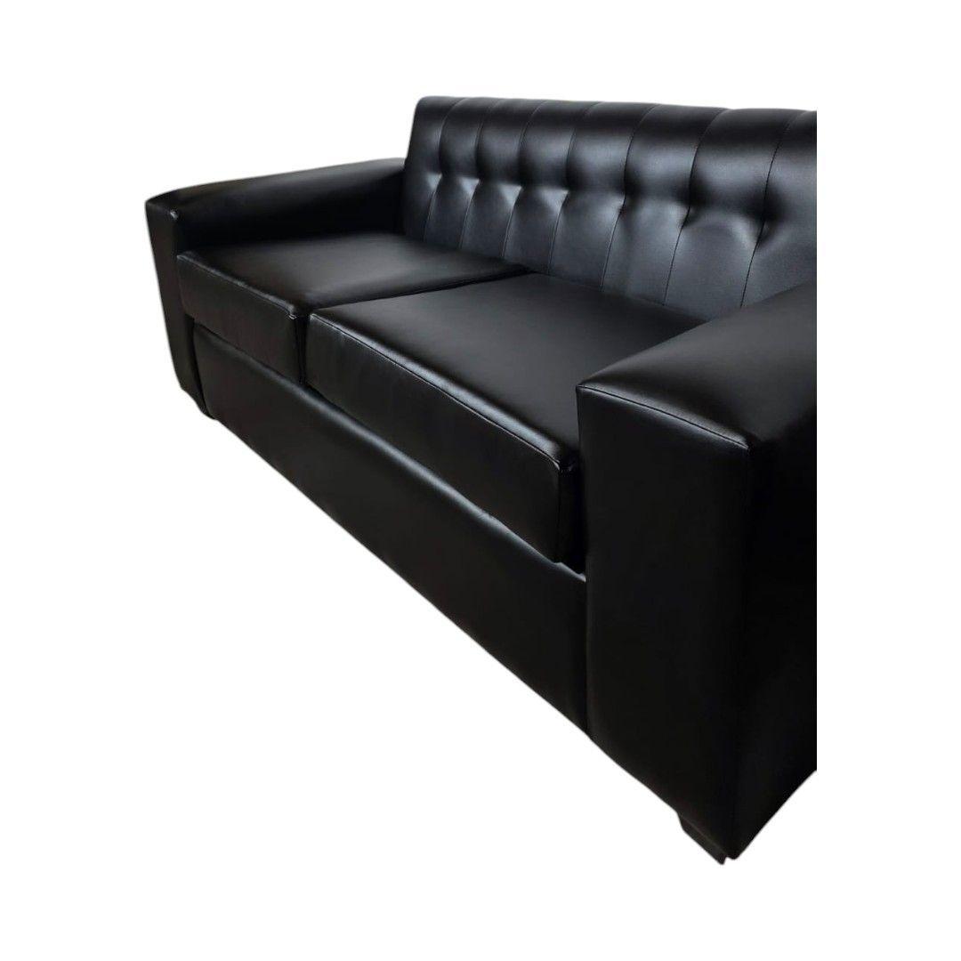 SOFA AMERICA DOS CUERPOS ECOCUERO NEGRO-2