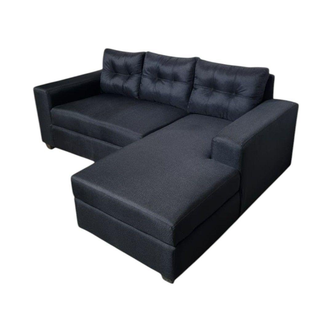 SOFA SECCIONAL KRISTINA LINO NEGRO DIVAN DERECHO-2