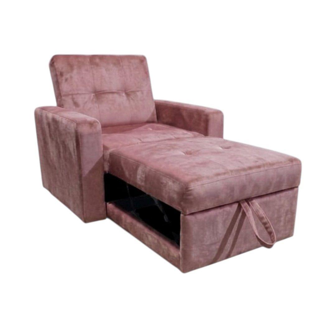SOFA CAMA MILÁN UN CUERPO EN FELPA PALO ROSA-3