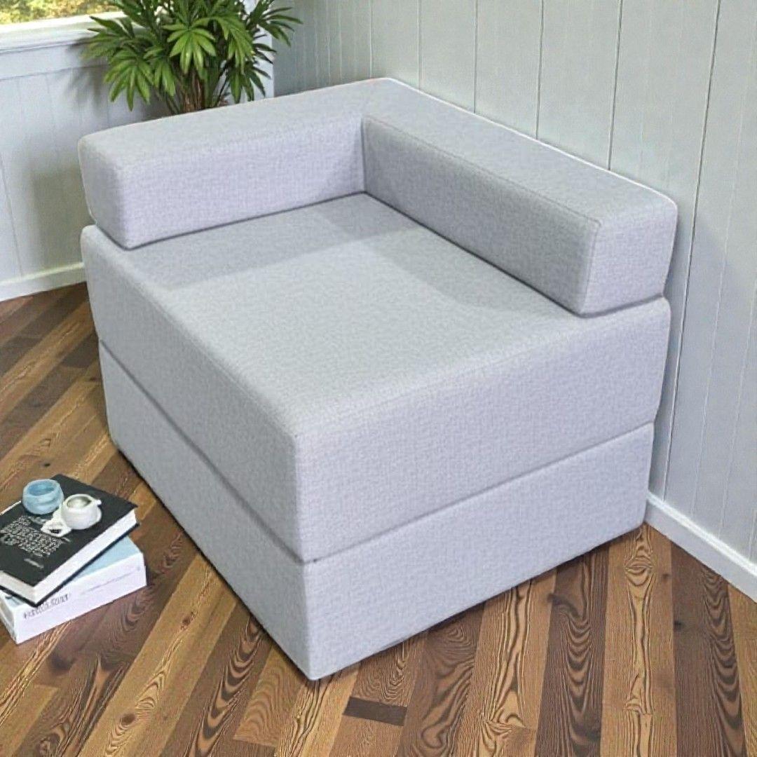 SOFA CAMA ARKOS EN LINO GRIS CLARO-3