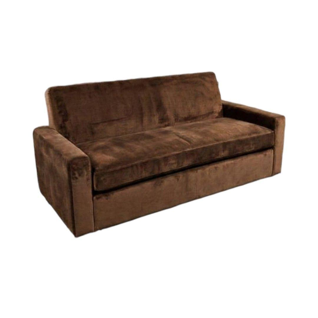 SOFA CAMA MILANO TRES POSICIONES FELPA CHOCOLATE-2