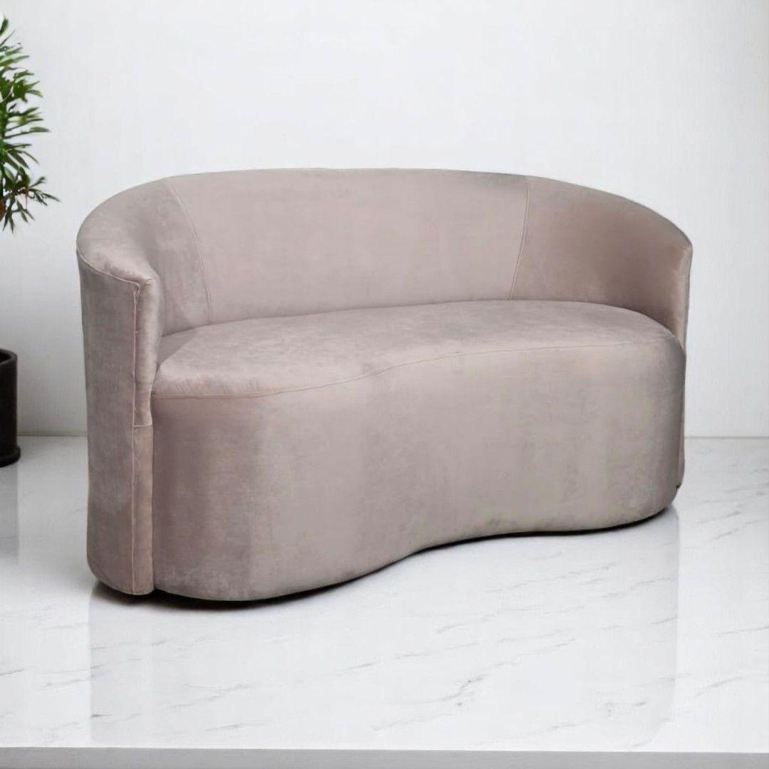 SOFA MONACO CURVO FELPA PALO ROSA-3