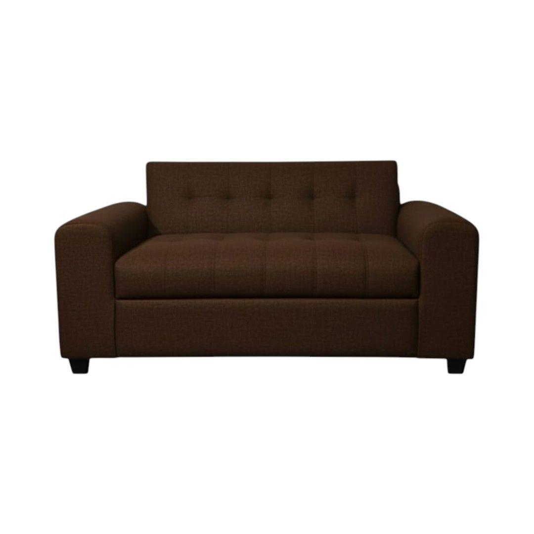 SOFA DOS CUERPOS BRAZO REDONDO LINO CHOCOLATE-0