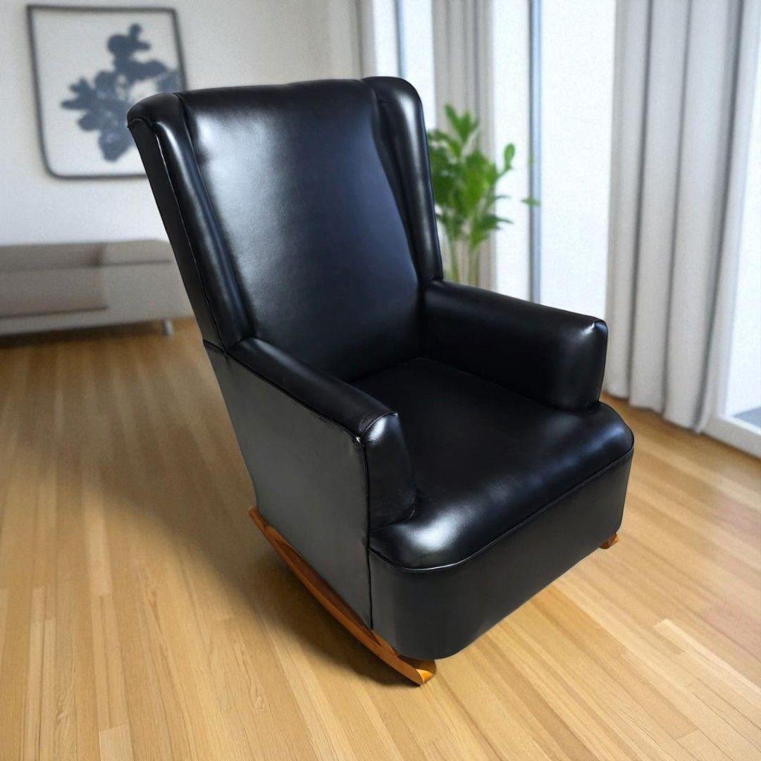 SILLON MECEDOR ECOCUERO NEGRO-3