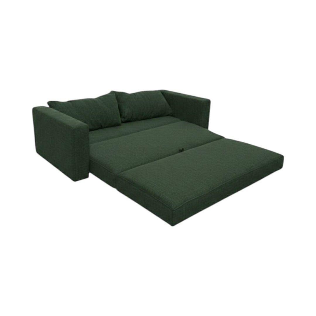 SOFA CAMA MULTIFUNCIONAL LINO VERDE OSCURO-2