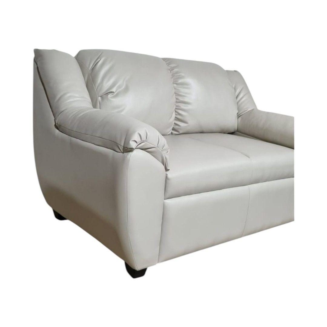 SOFA BRASIL DOS CUERPOS ECOCUERO BEIGE PP-3