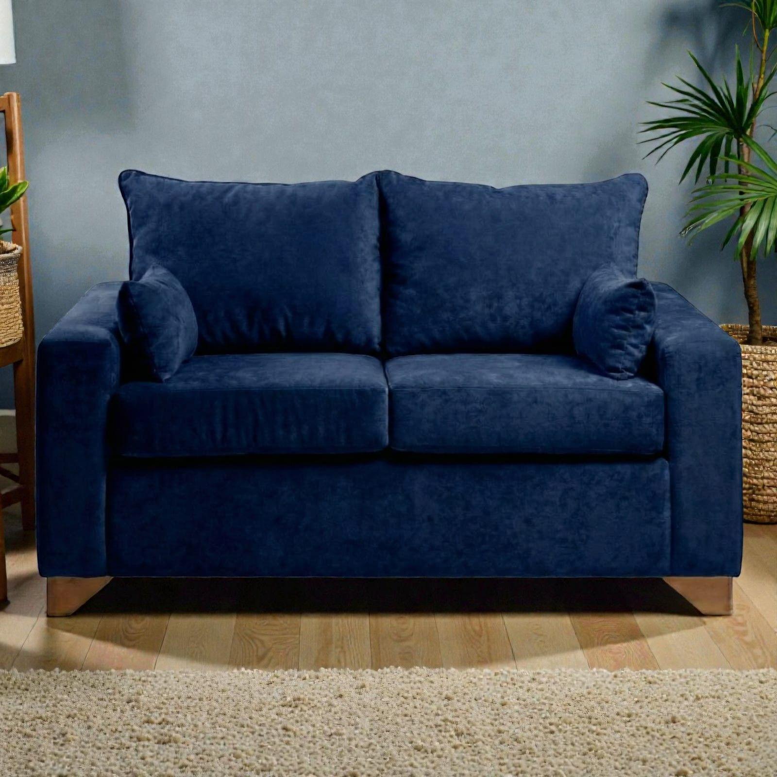 SOFA STEFANNY EN FELPA AZUL MARINO-2