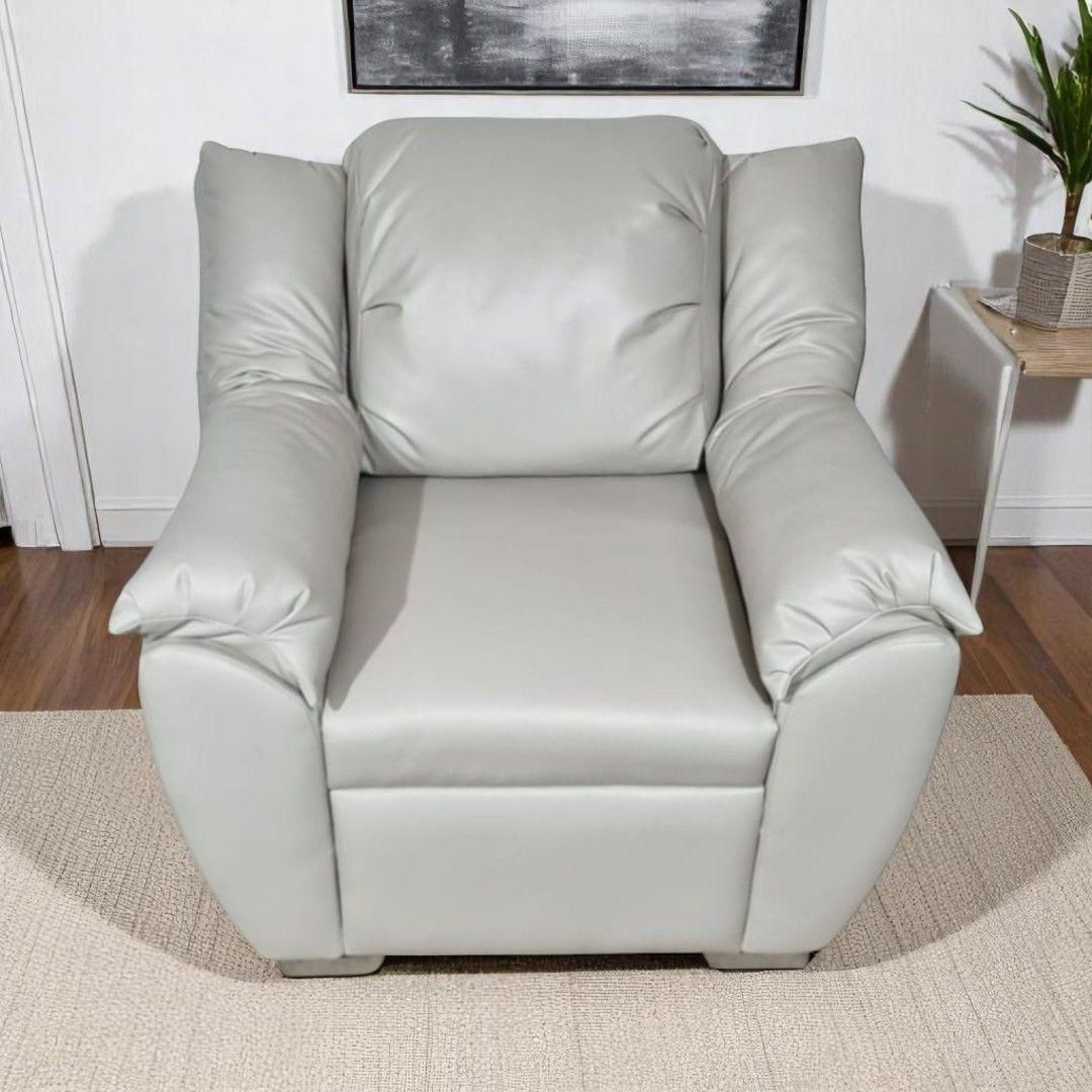 SOFA BRASIL UN CUERPO ECOCUERO BEIGE PM-3