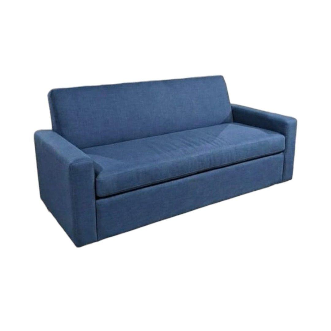 SOFA CAMA MILANO TRES POSICIONES LINO AZUL-3
