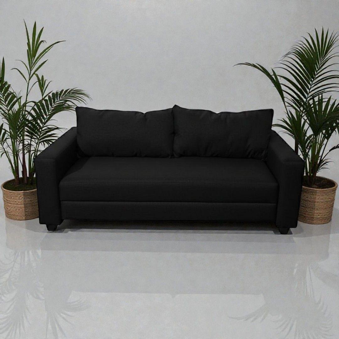SOFA CAMA MULTIFUNCIONAL LINO NEGRO-3