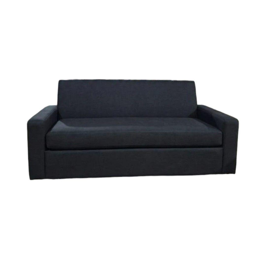 SOFA CAMA MILANO TRES POSICIONES LINO NEGRO-4