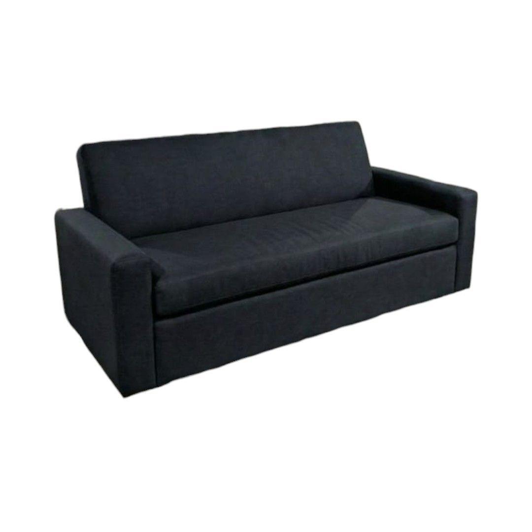 SOFA CAMA MILANO TRES POSICIONES LINO NEGRO-0