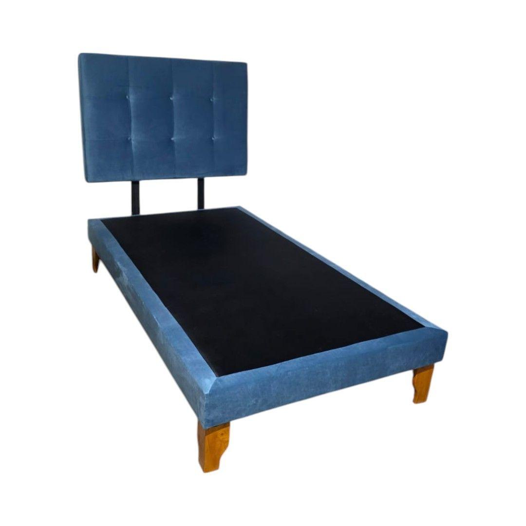 CAMA DE PLAZA FELPA AZUL JEANS-3