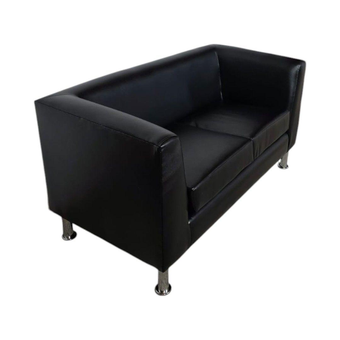 SOFA CARIBE ECOCUERO NEGRO-1