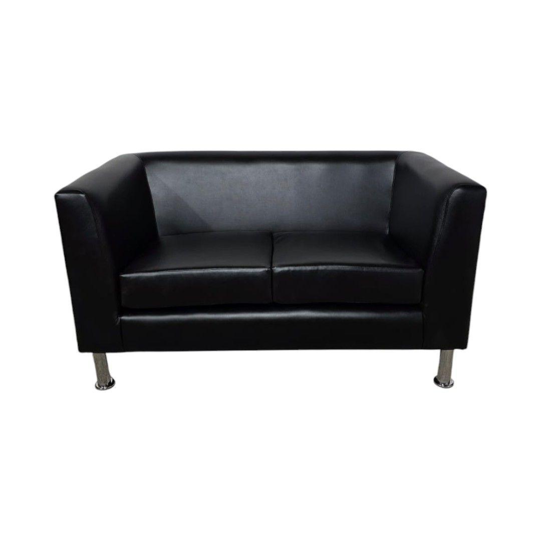 SOFA CARIBE ECOCUERO NEGRO-3