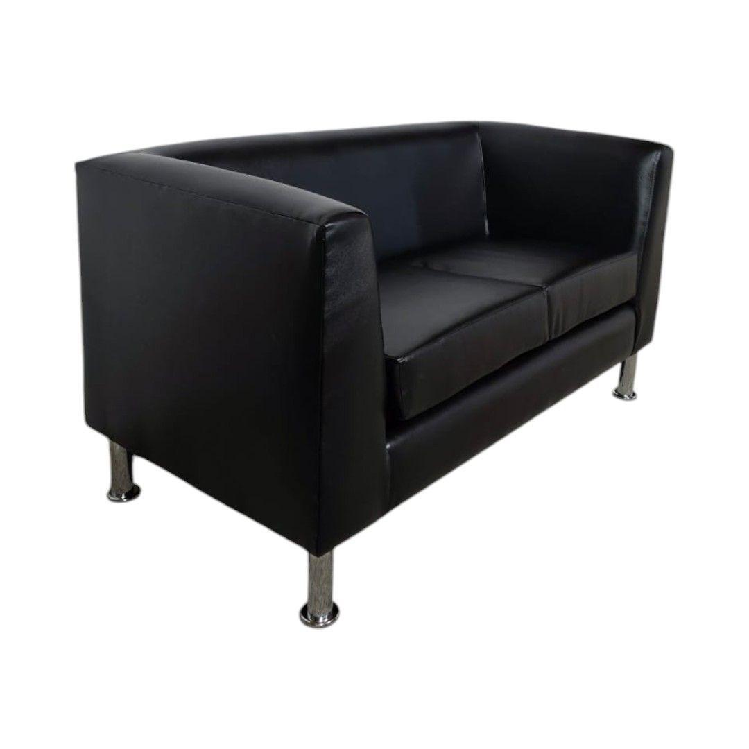 SOFA CARIBE ECOCUERO NEGRO-5