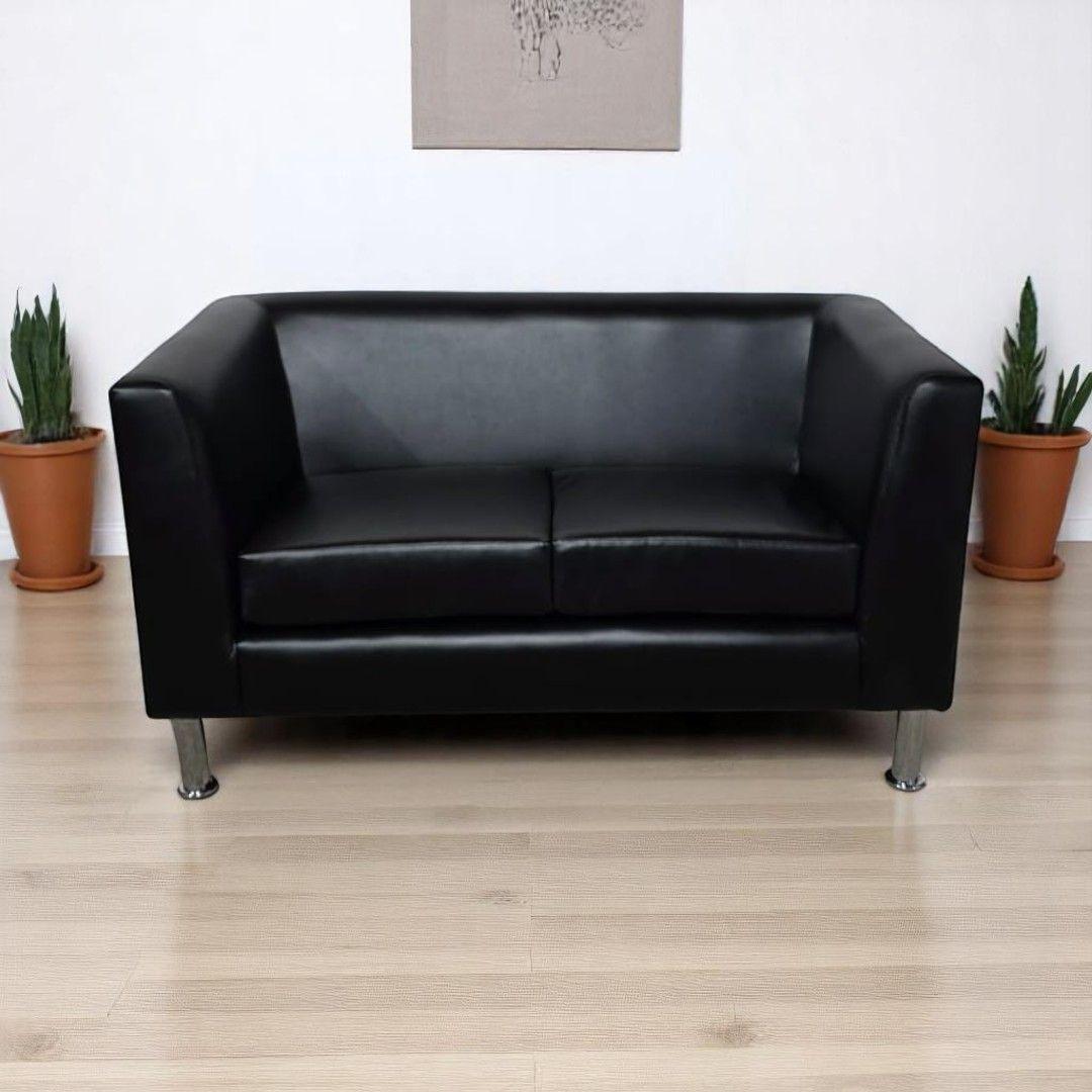SOFA CARIBE ECOCUERO NEGRO-6