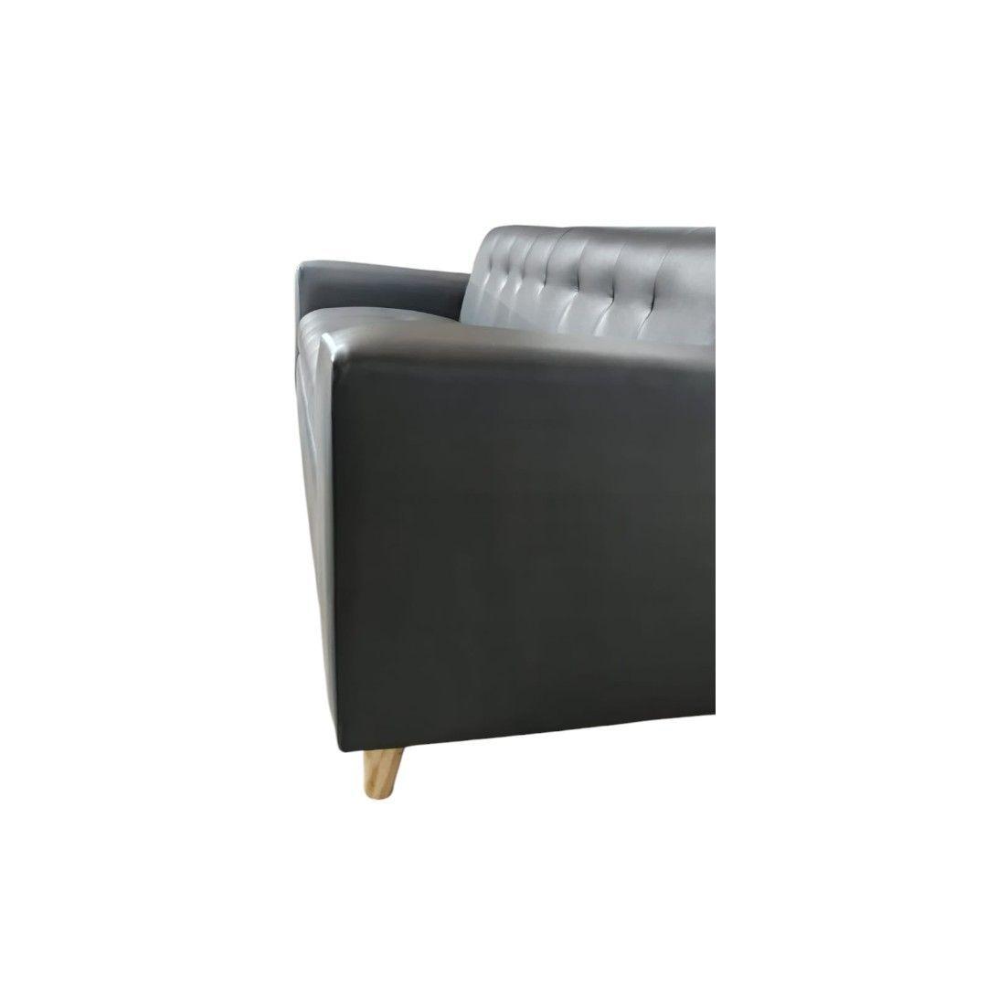 SOFA DOS CUERPOS ECOCUERO GRIS-2
