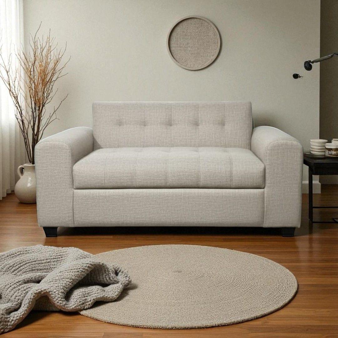 SOFA TRES CUERPOS BRAZO REDONDO LINO BEIGE-3