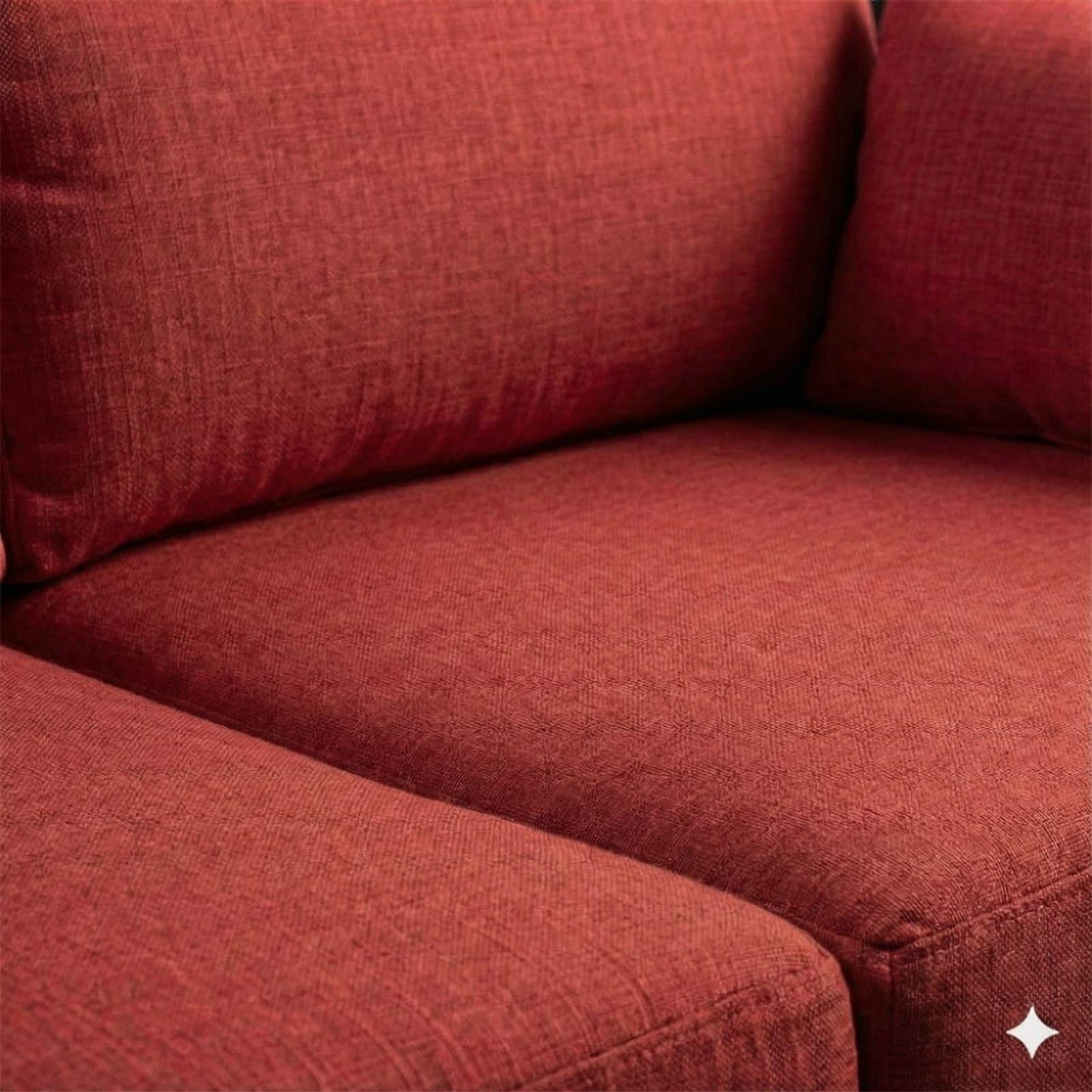 SOFA STEFANNY EN LINO ROJO-3