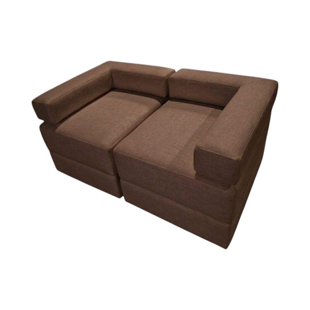 SOFA CAMA ARKOS DOS CUERPOS EN LINO CHOCOLATE-0