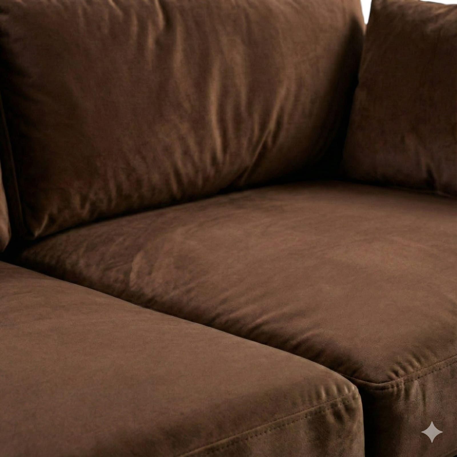 SOFA STEFANNY EN FELPA CHOCOLATE-3