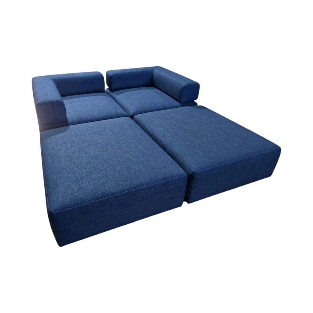 SOFA CAMA ARKOS DOS CUERPOS EN LINO AZUL-3