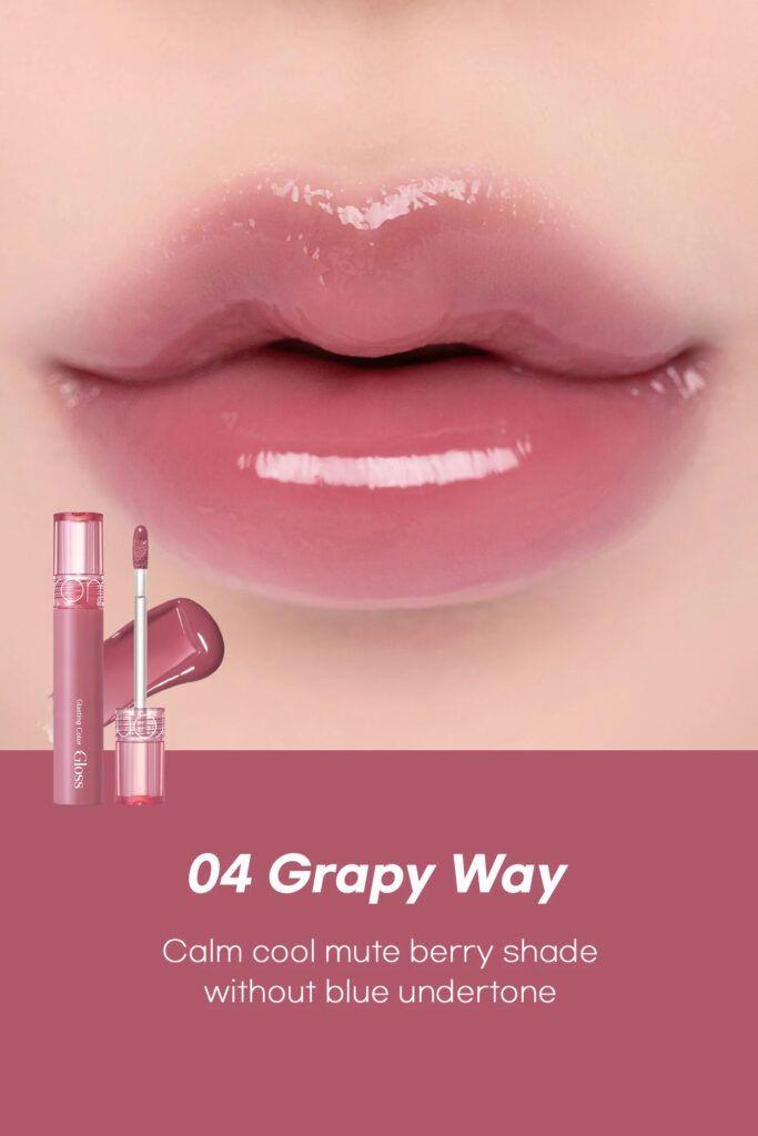 GLASTING COLOUR GLOSS #04 Grapy Way ROMAND-1