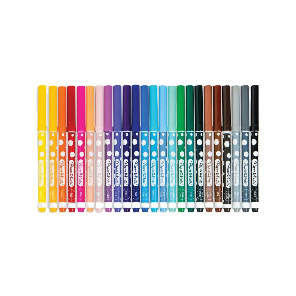 Marcadores Lavables Unipunta 24 Colores Paper Mate-2