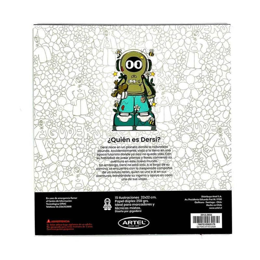 Block Para Colorear 15 Ilustraciones Dersi Estuvo Aqui Artel-2