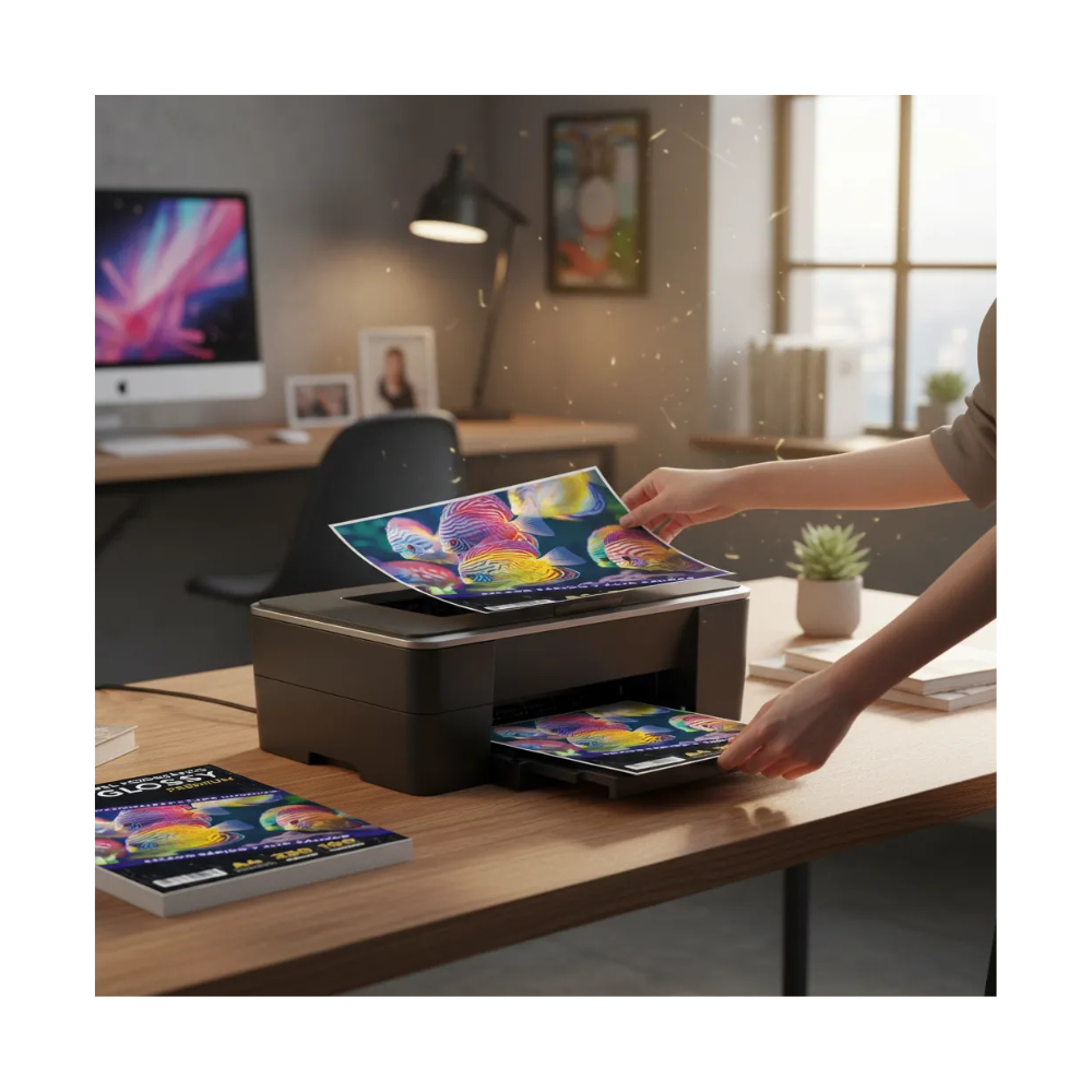 Papel Fotografico Glossy A4 230grs 100 Hojas GALAXIA PRO-2
