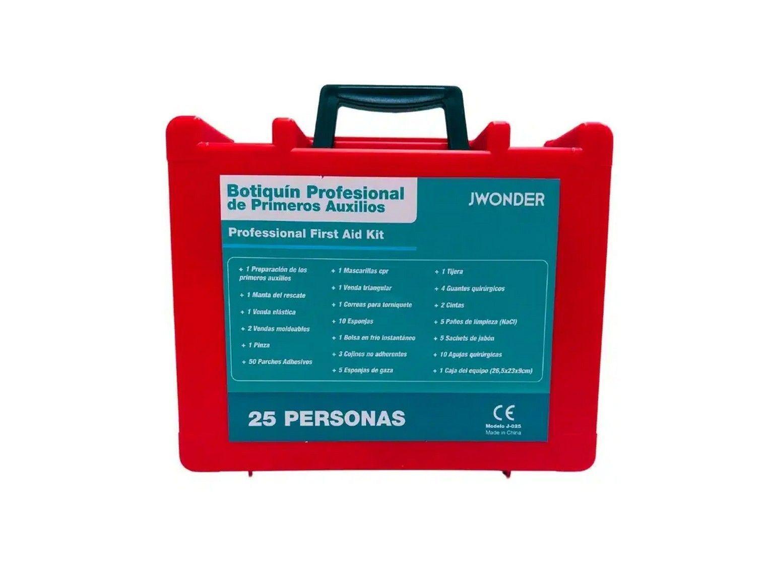 Botiquin De Primeros Auxilios 105 Piezas 25 Personas Jwonder-2