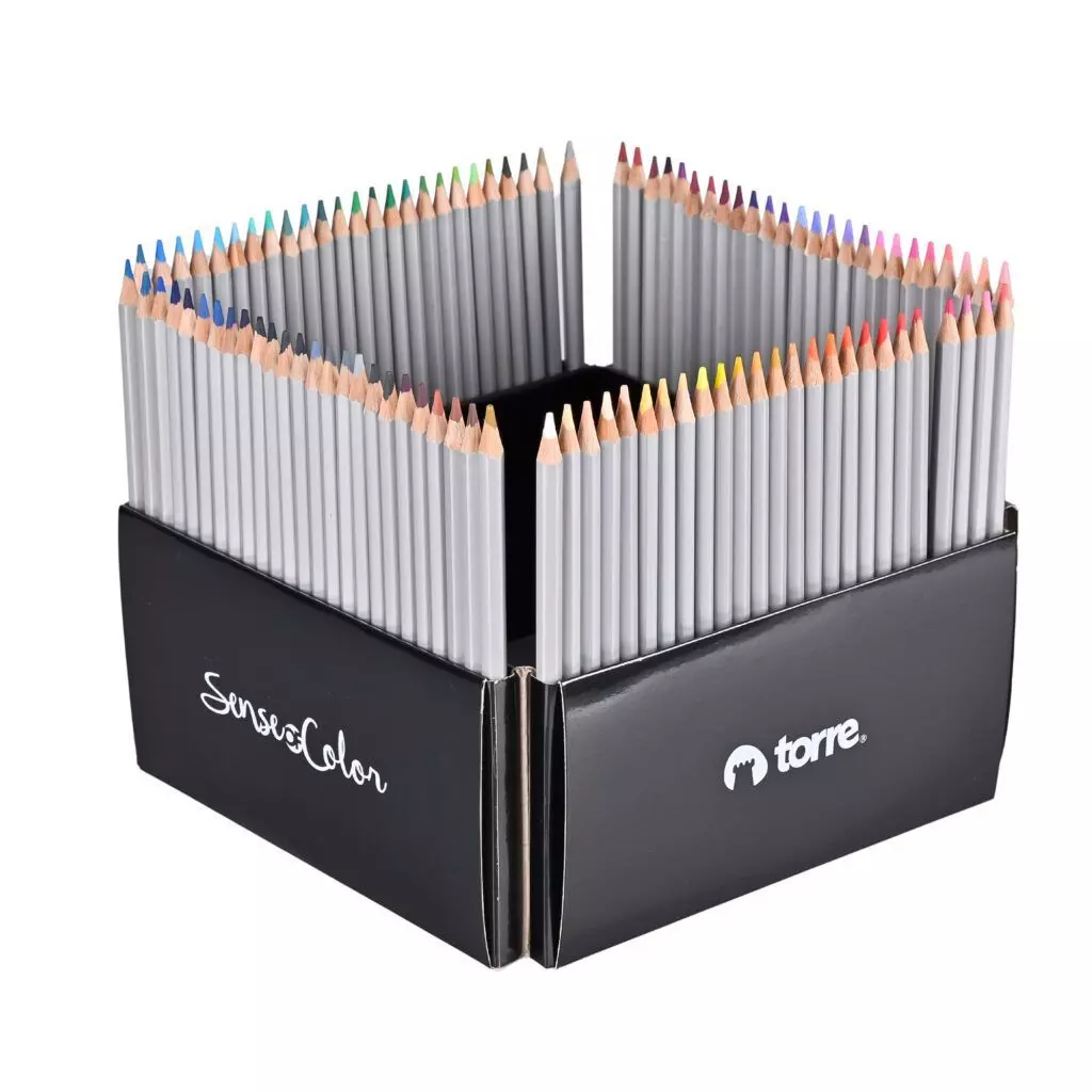 Lapices De Colores Sense Of Color Caja 100 Unidades Torre-2
