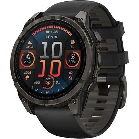 Garmin Smartwatch Fenix 8 47mm AMOLED Sapphire GPS Negro-0