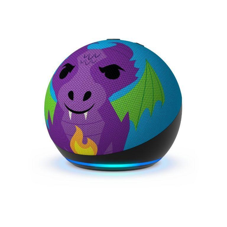 Amazon Echo Dot Kids 5ta Gen Con Alexa  Dragon-0