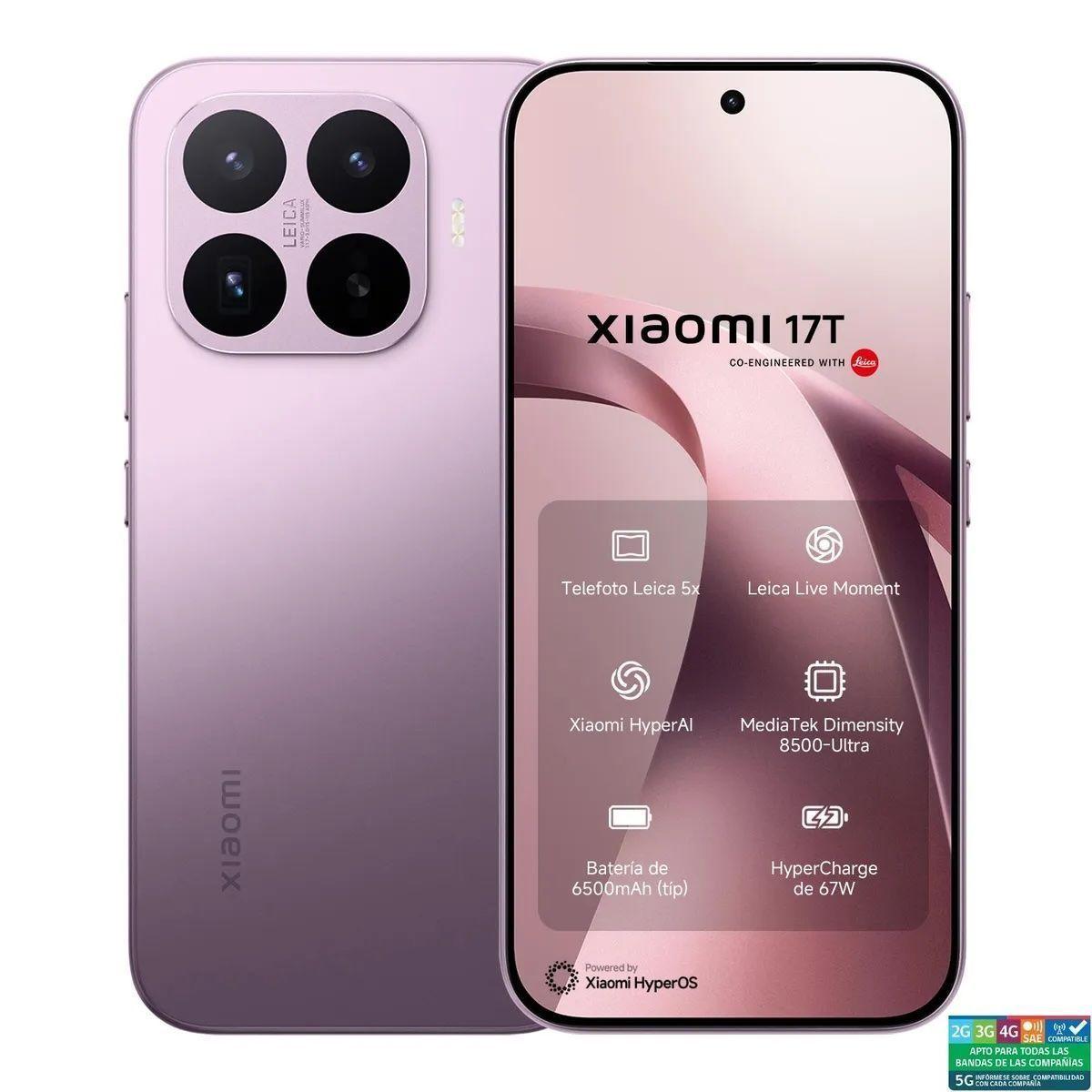 XIAOMI 17T 512GB ROM 12GB RAM 5G VIOLETA-0