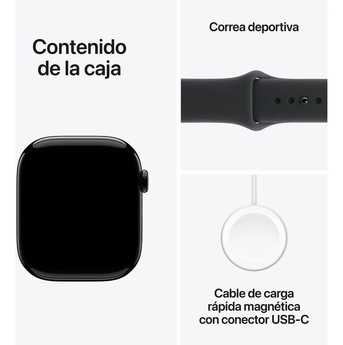 Apple Watch Series 11 Gps 46mm Sport Band M l Negro-2